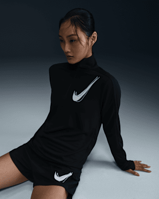 Nike Swoosh Women's Dri-FIT 1/2-Zip Running Mid Layer. Nike ID